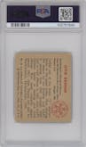 Otto Graham from the 1950 Bowman set graded by PSA and given an overall grade of 2.