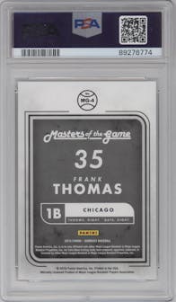 Frank Thomas from the 2016 Donruss set graded by PSA and given an overall grade of 10.