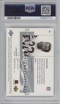 Jim Browm from the 2001 SP Authentic set graded by PSA and given an overall grade of 9.