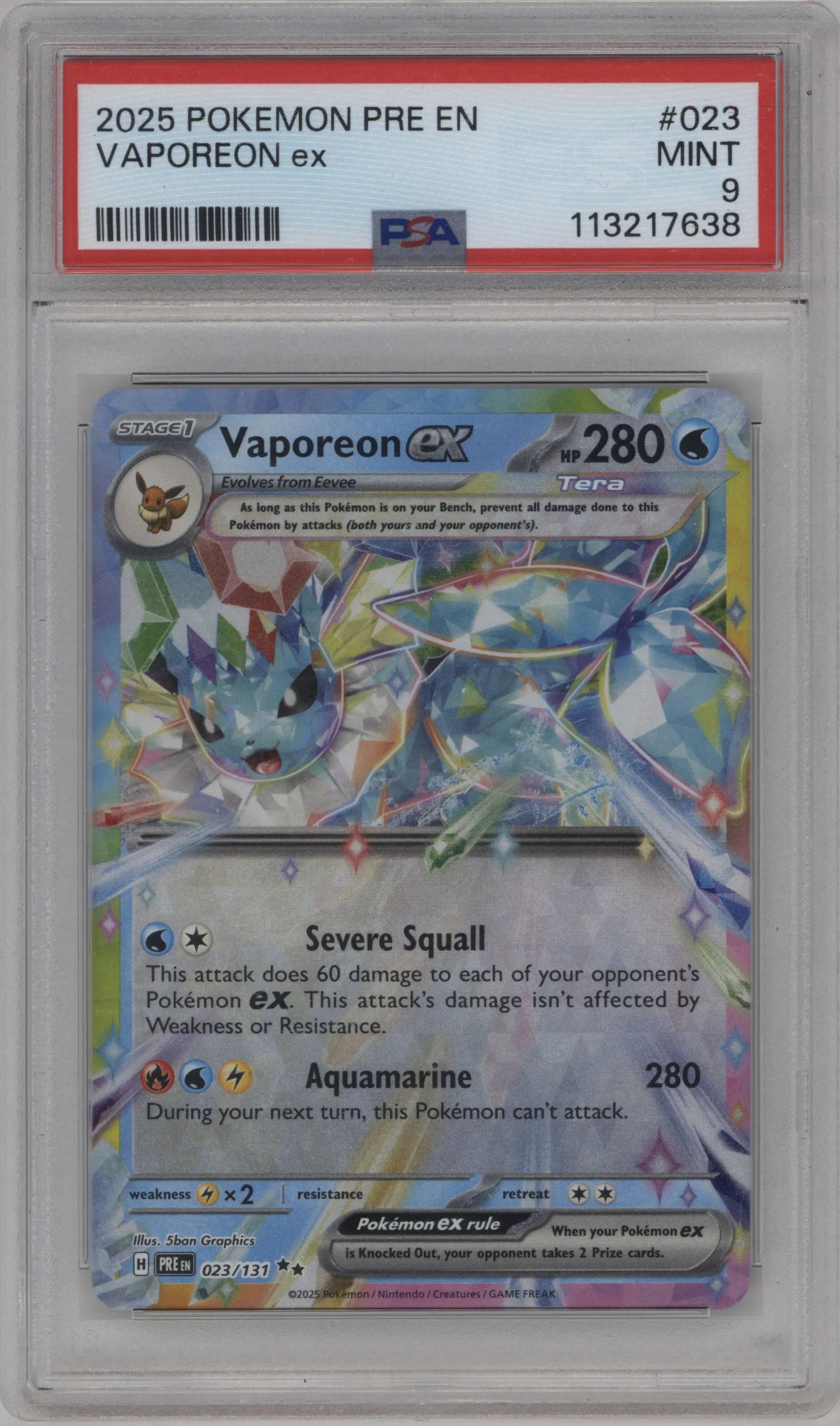 Vaporeon ex