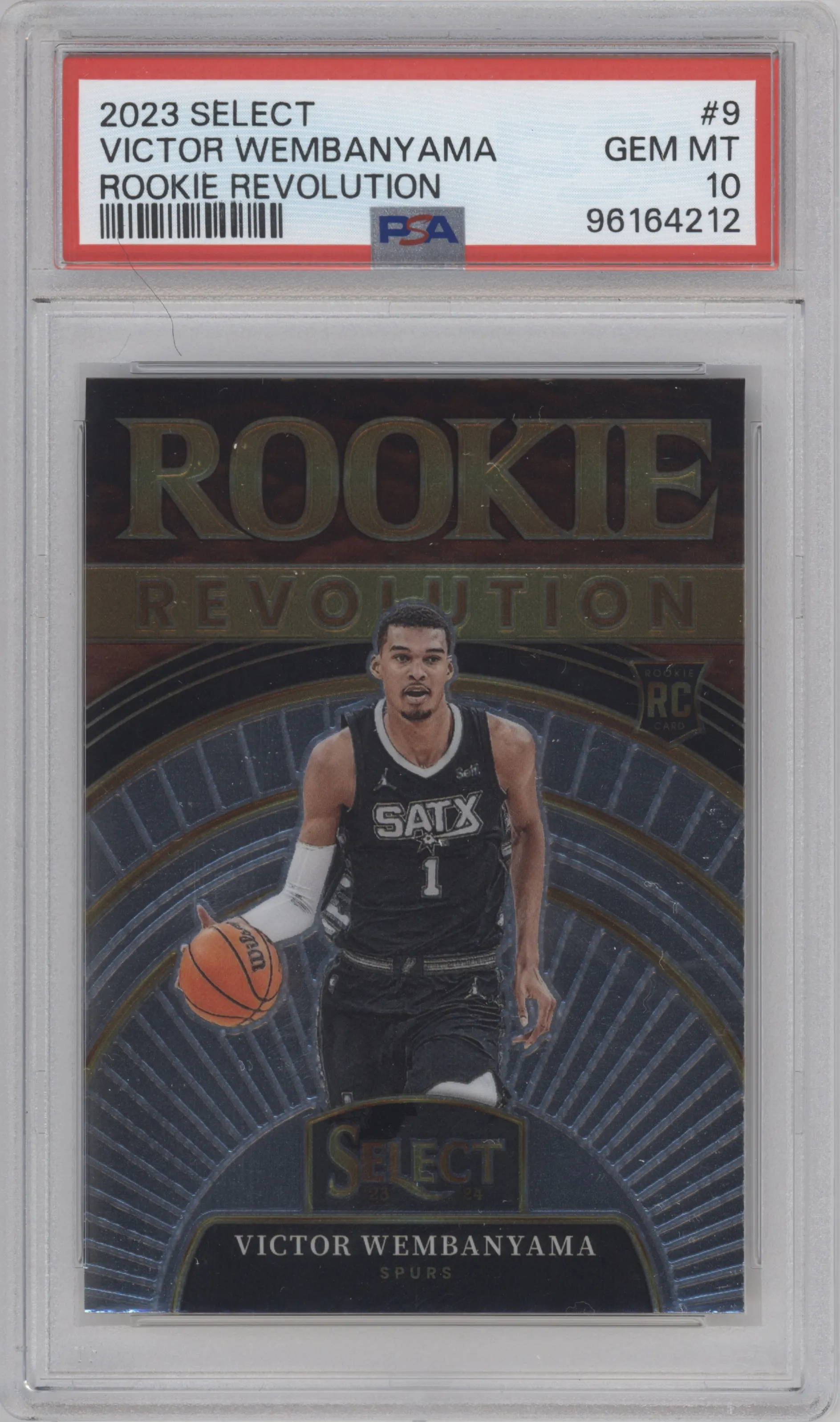 2023 Panini Select Rke.Revolution Victor Wembanyama PSA 10