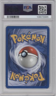 Lugia from the 2000 Pokemon Neo Genesis set graded by PSA and given an overall grade of 5.
