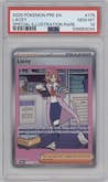 Lacey from the 2025 Pokemon SV set graded by PSA and given an overall grade of 10.