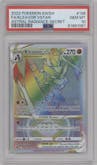 Kleavor VMax from the 2022 Pokemon SWSH set graded by PSA and given an overall grade of 10.
