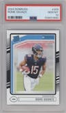 Rome Odunze from the 2024 Donruss set graded by PSA and given an overall grade of 10.
