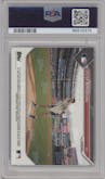 Victor Wembanyama from the 2023 Topps Now set graded by PSA and given an overall grade of 10.