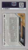 Paul Skenes from the 2024-25 Topps Now Off-Season set graded by PSA and given an overall grade of 10.