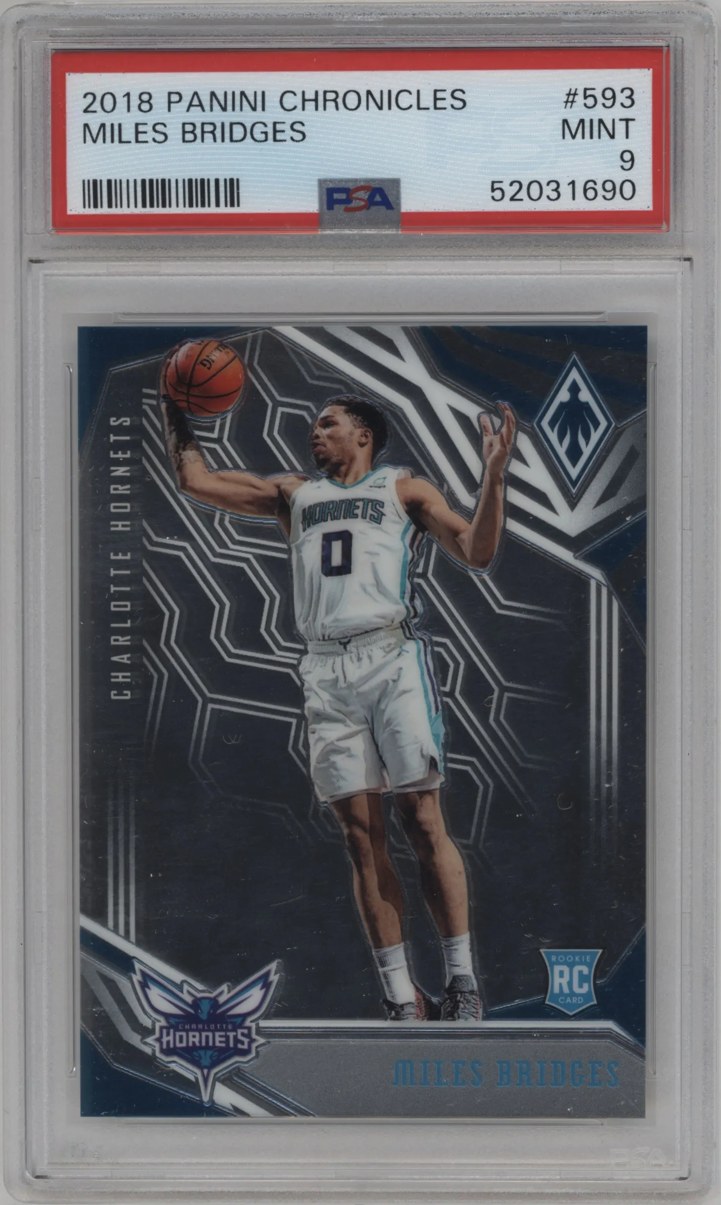 2018 Panini Chronicles Phoenix Miles Bridges PSA 9