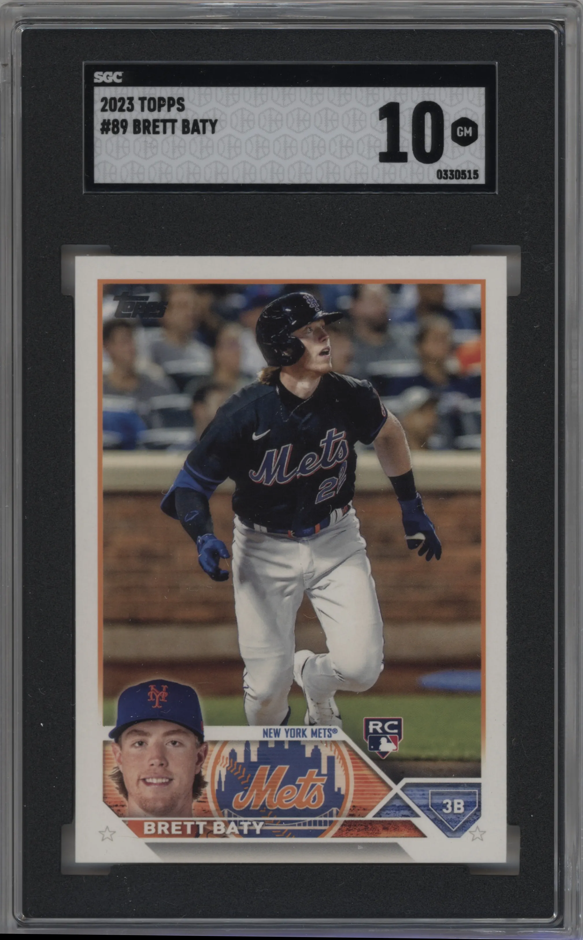 2023 Topps Series 1 Brett Baty SGC 10