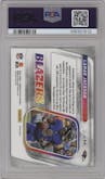Lamar Jackson from the 2022 Panini Donruss Optic set graded by PSA and given an overall grade of 10.
