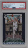 Nikola Jokic from the 2024-25 Donruss Optic set graded by PSA and given an overall grade of 10.