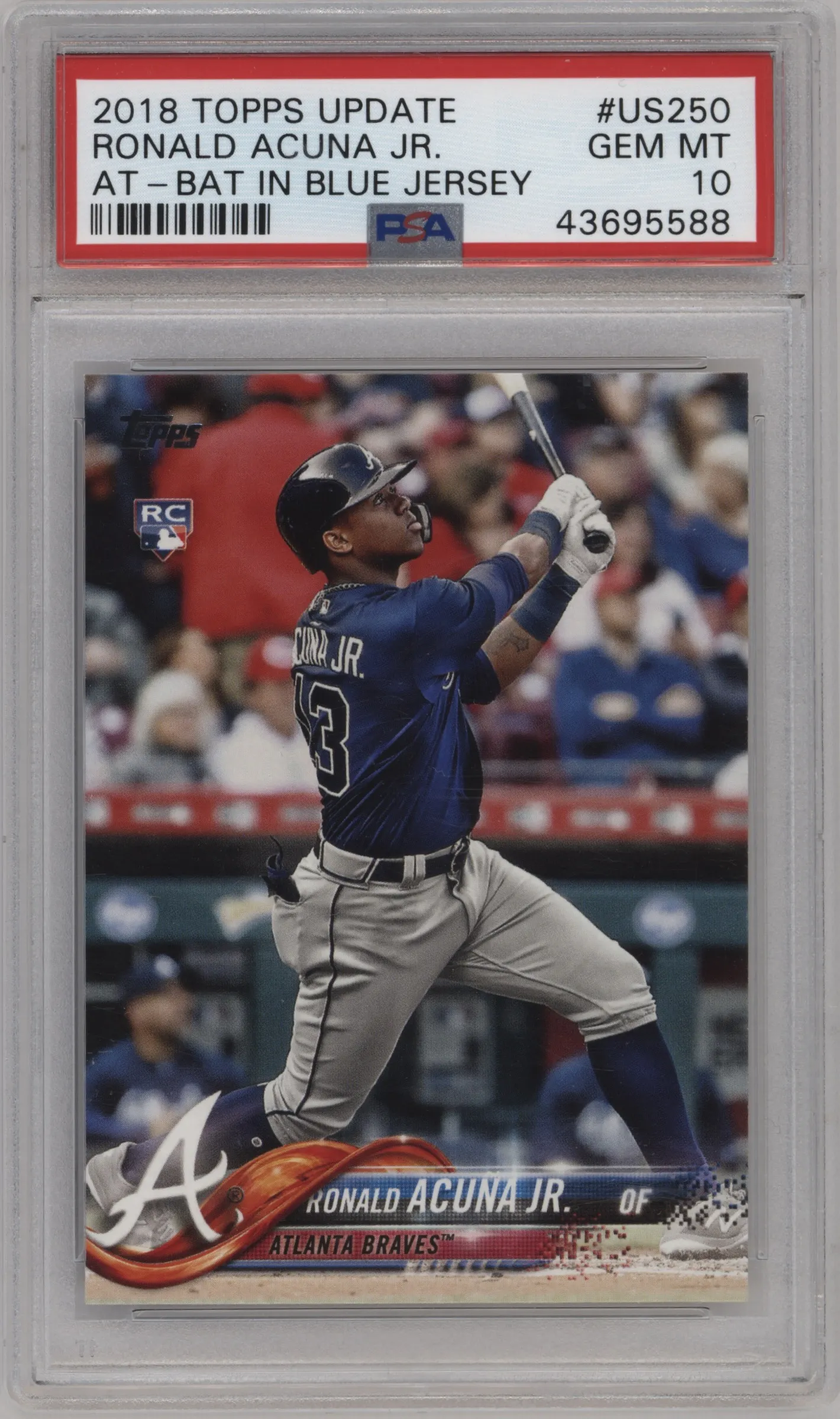 2018 Topps Update Ronald Acuna Jr. PSA 10