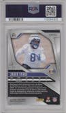 Jared Verse from the 2024 Panini Prizm set featuring a Blue Shimmer parallel graded by PSA and given an overall grade of 10.
