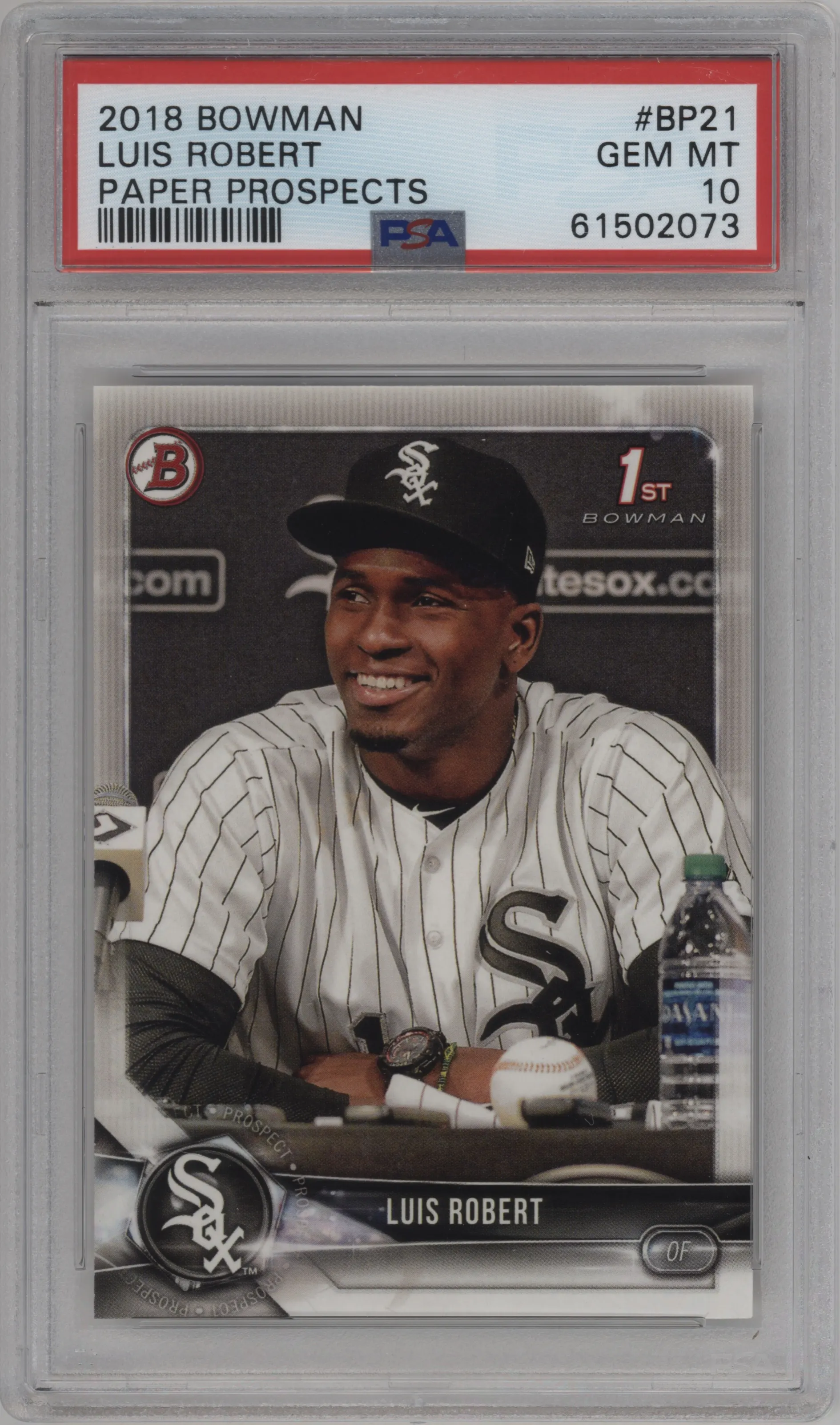 2018 Bowman Prospect Luis Robert PSA 10