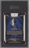 Jalen Brunson from the 2018-19 Panini Select  set graded by SGC and given an overall grade of 9.