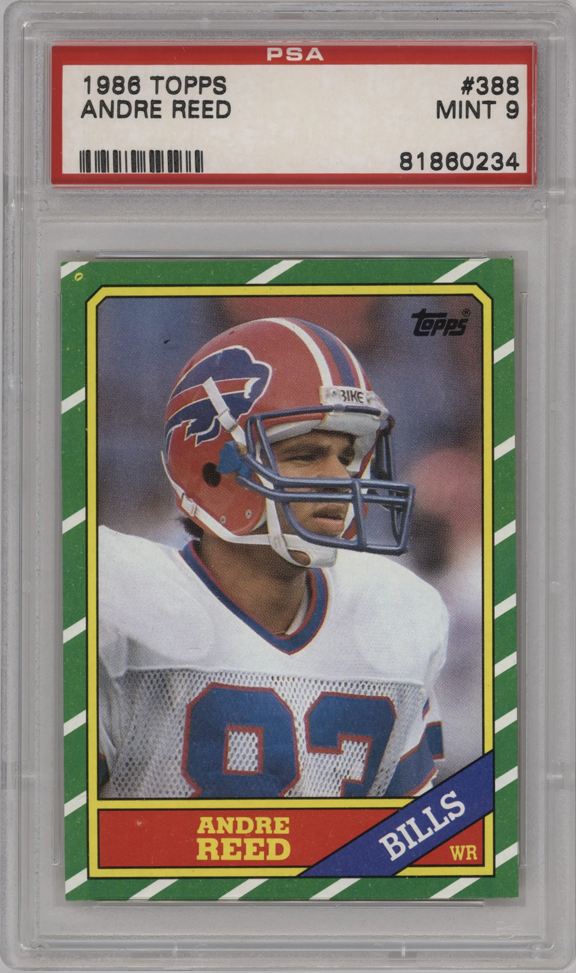 1986 Topps Andre Reed #388 PSA 9