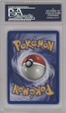 Electrode from the 1999 Pokemon set graded by PSA and given an overall grade of 9.