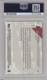 Shohei Ohtani from the 2018 Topps Now set graded by PSA and given an overall grade of 10.