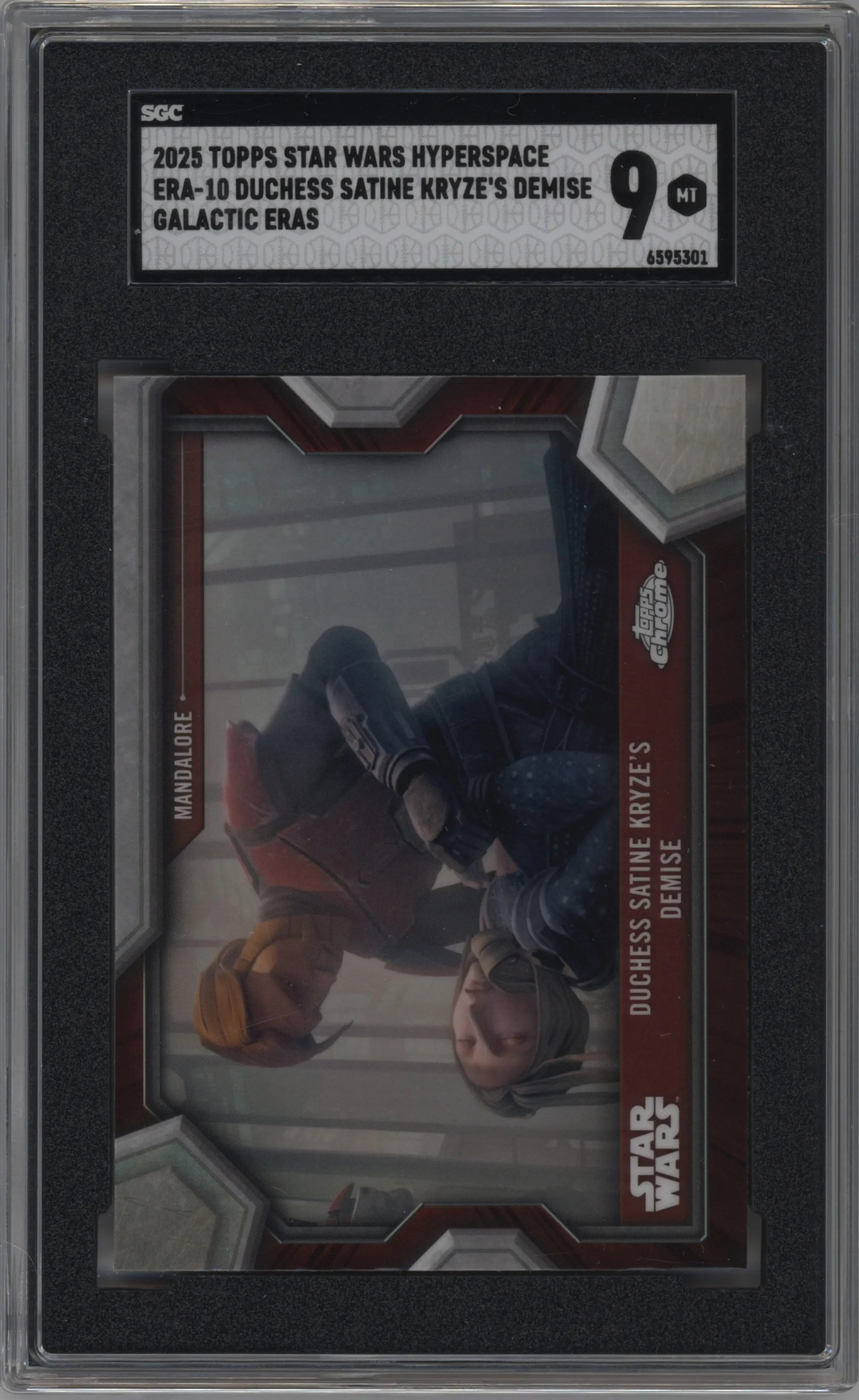 2025 Topps Star Wars Hyperspace Galactic Eras Duchess Satine Kryze’s Demise #ERA-10 SGC 9