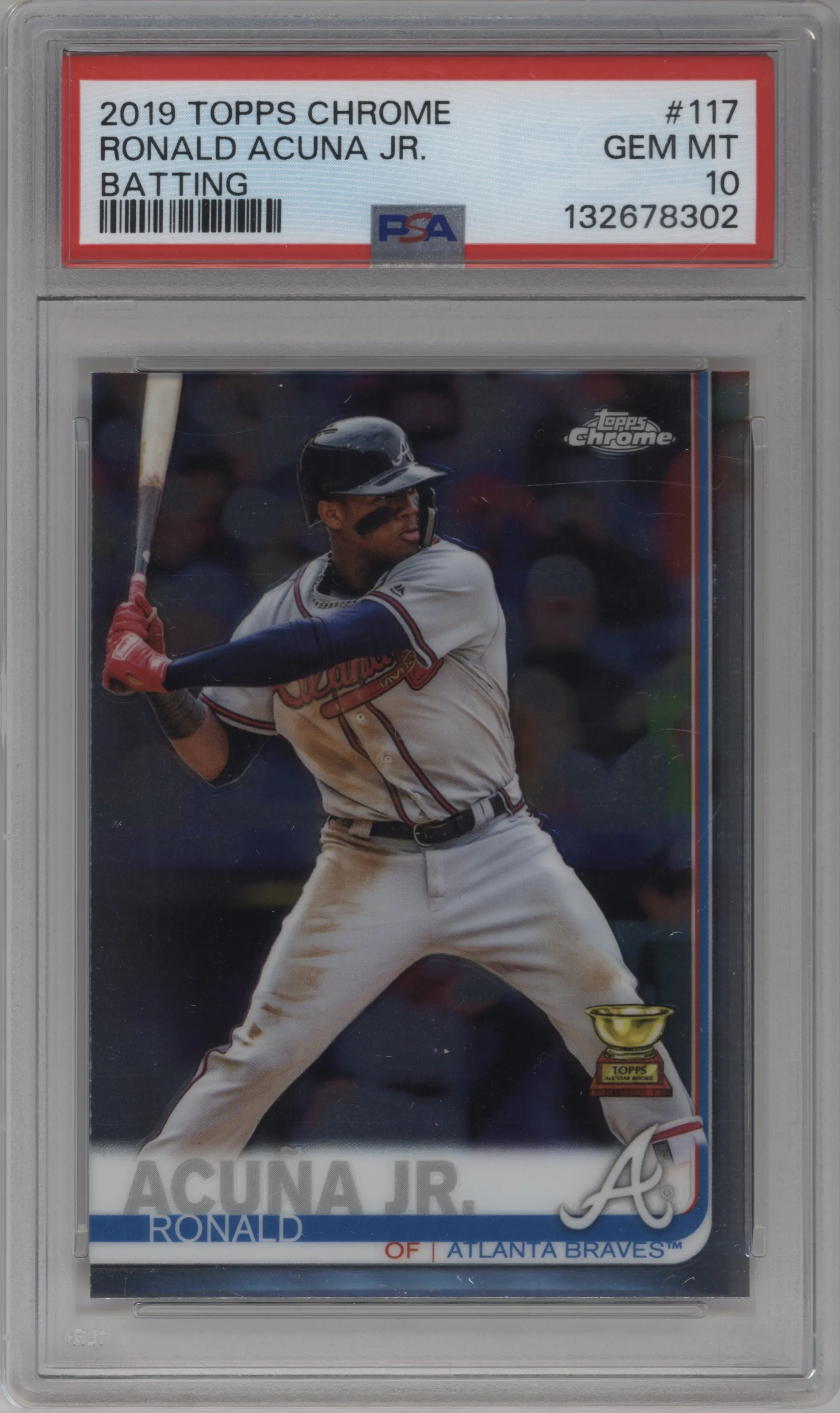 2019 Topps Chrome Ronald Acuna Jr. PSA 10