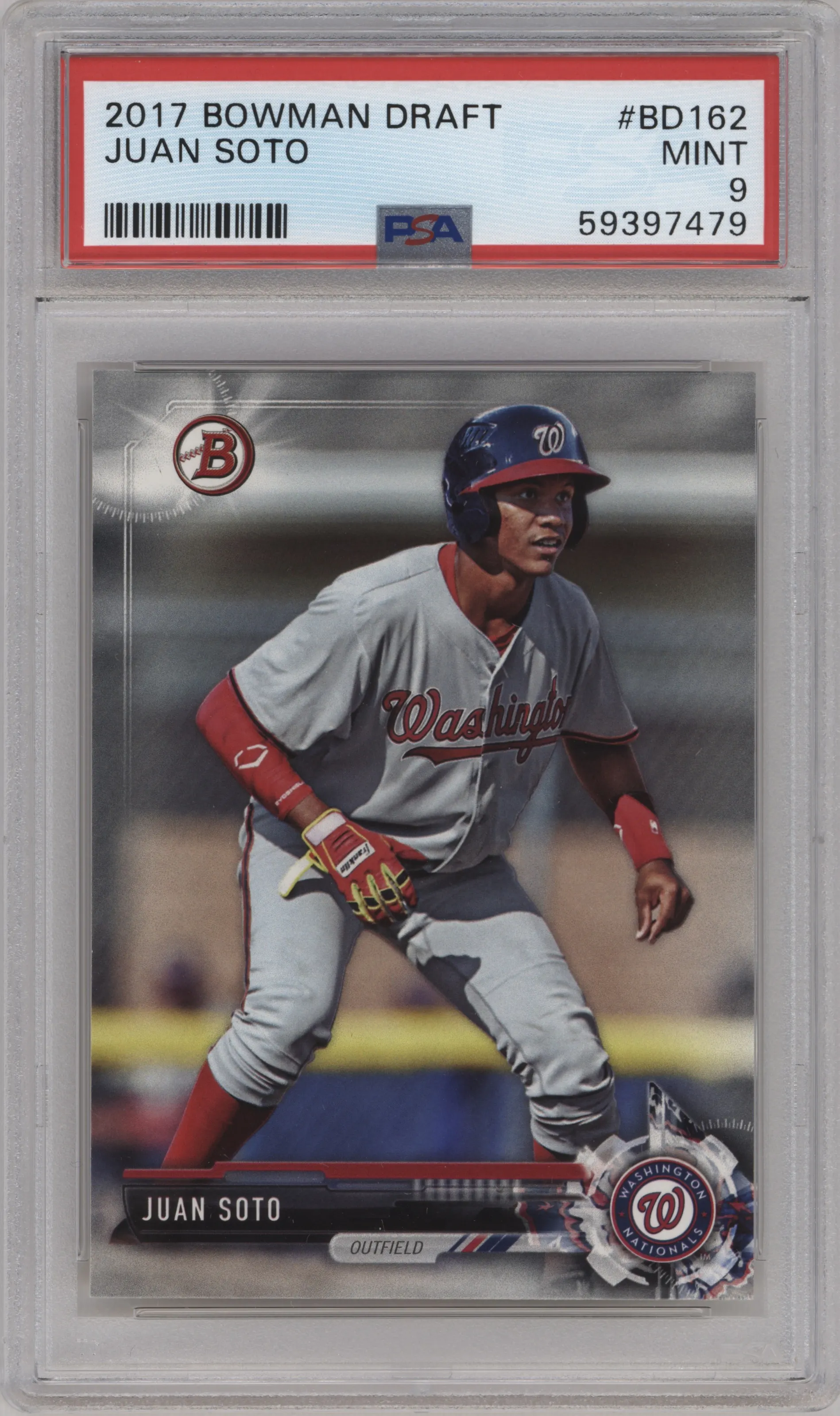 2017 Bowman Draft Juan Soto PSA 9