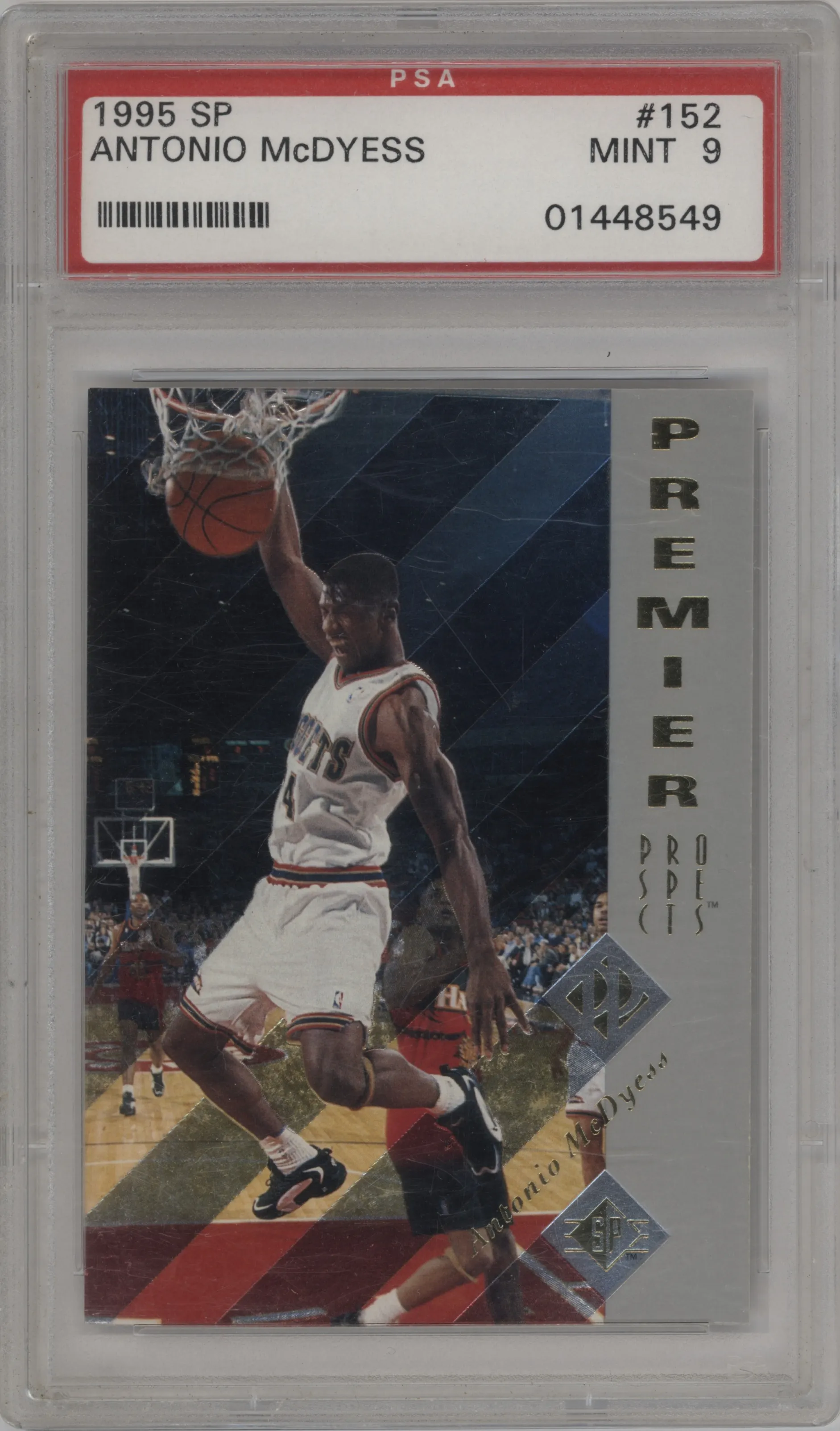 1995 SP Antonio McDyess PSA 9