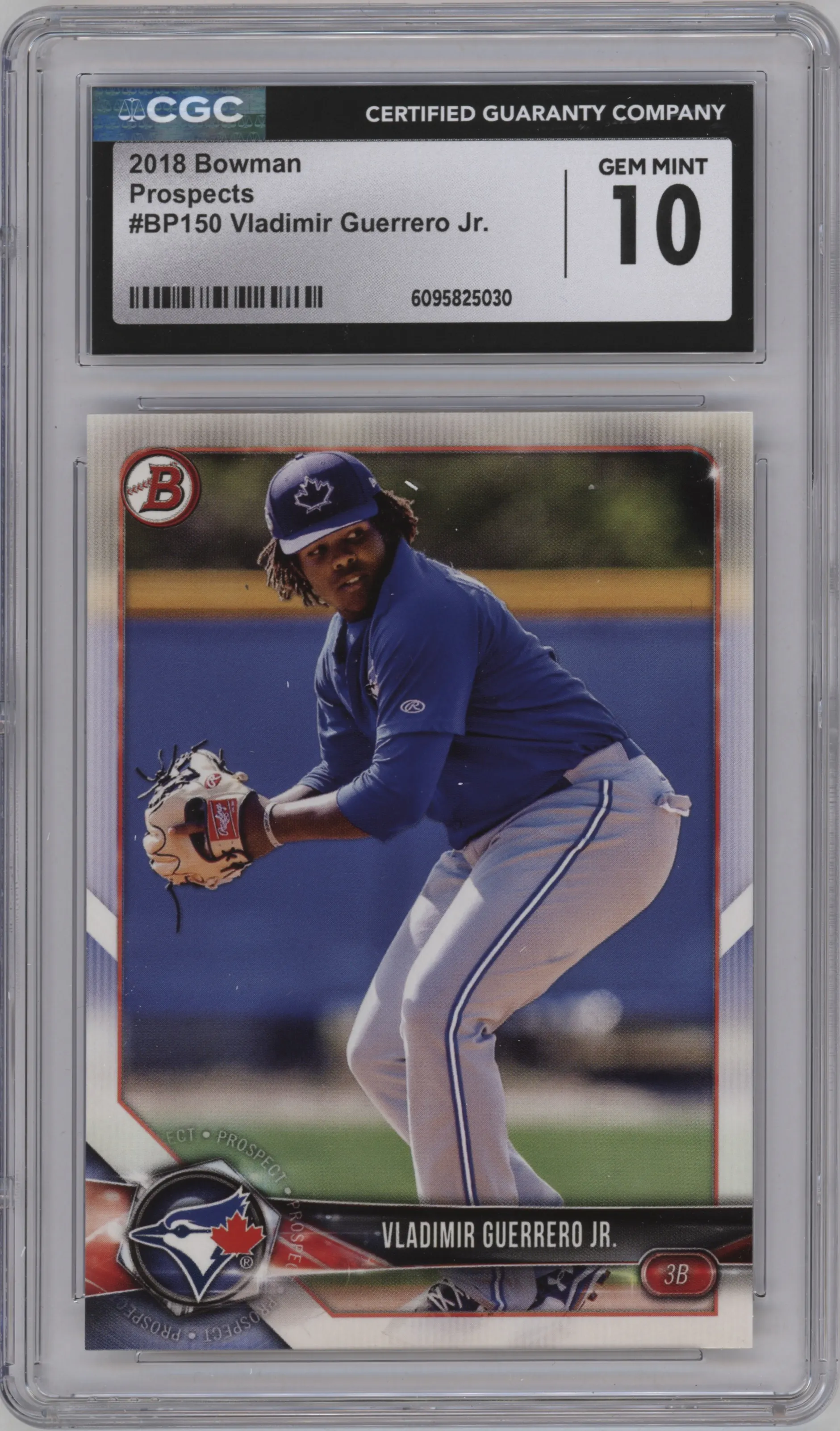 2018 Bowman Prospect Vladimir Guerrero Jr. CGC 10