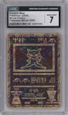 Ancient Mew from the 2000 Pokemon set graded by CSG and given an overall grade of 7.