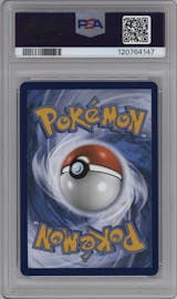 Lugia V from the 2022 Pokemon SWSH set graded by PSA and given an overall grade of 10.