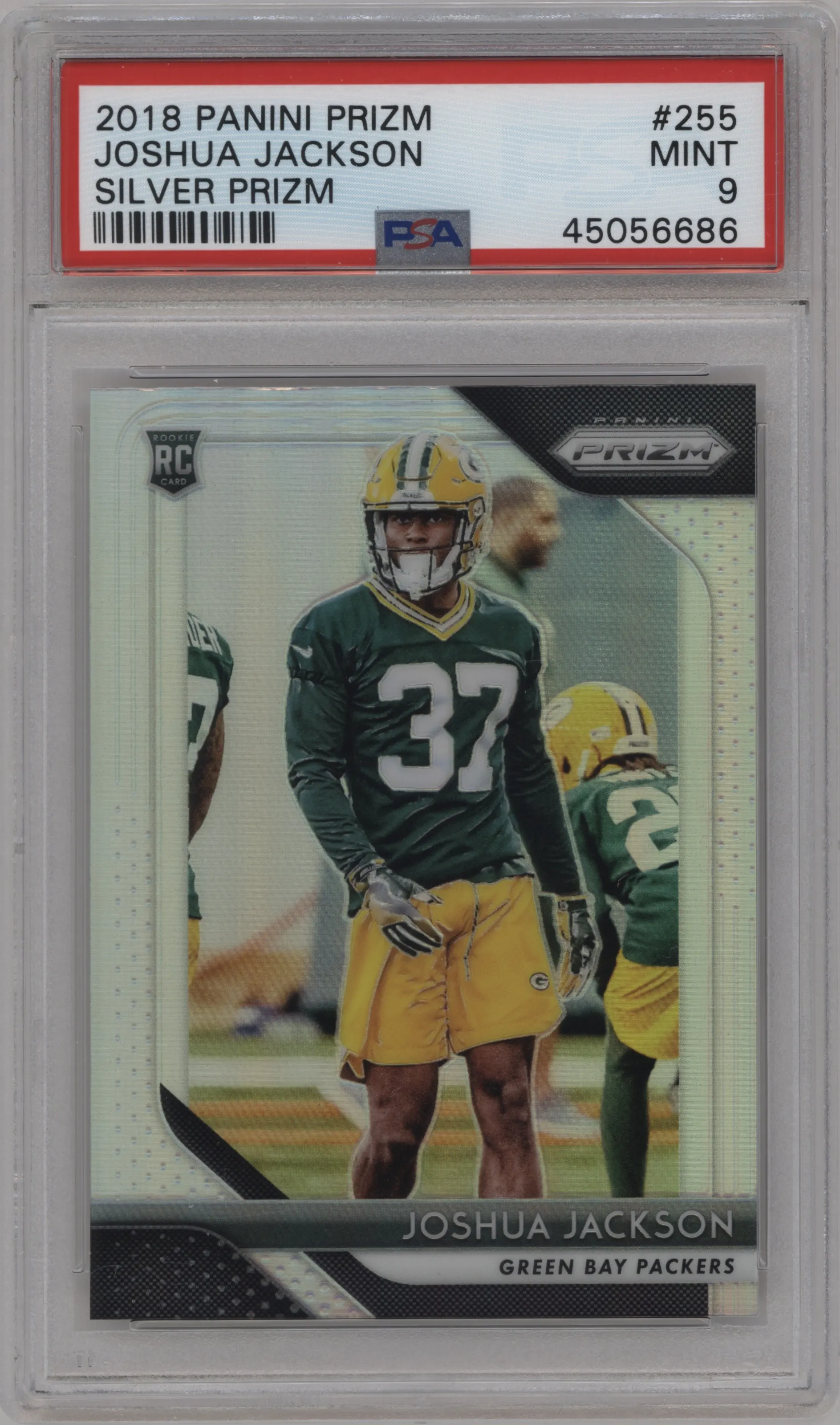 2018 Panini Prizm Joshua Jackson Silver Prizm #255 PSA 9