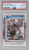 Marvin Harrison Jr. from the 2024 Donruss set graded by PSA and given an overall grade of 10.