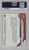 Juan Soto from the 2025 Topps Now set graded by PSA and given an overall grade of 10.