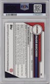 Paige Bueckers from the 2023-24 Bowman U Chrome set graded by PSA and given an overall grade of 9.