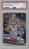 Paige Bueckers from the 2023-24 Bowman U Chrome set graded by PSA and given an overall grade of 9.