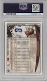 Troy Aikman from the 1998 Topps set graded by PSA and given an overall grade of 9.