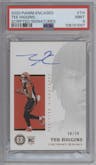 Tee Higgins from the 2020 Panini Encased set graded by PSA and given an overall grade of 9.