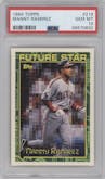 Manny Ramirez from the 1994 Topps set graded by PSA and given an overall grade of 10.