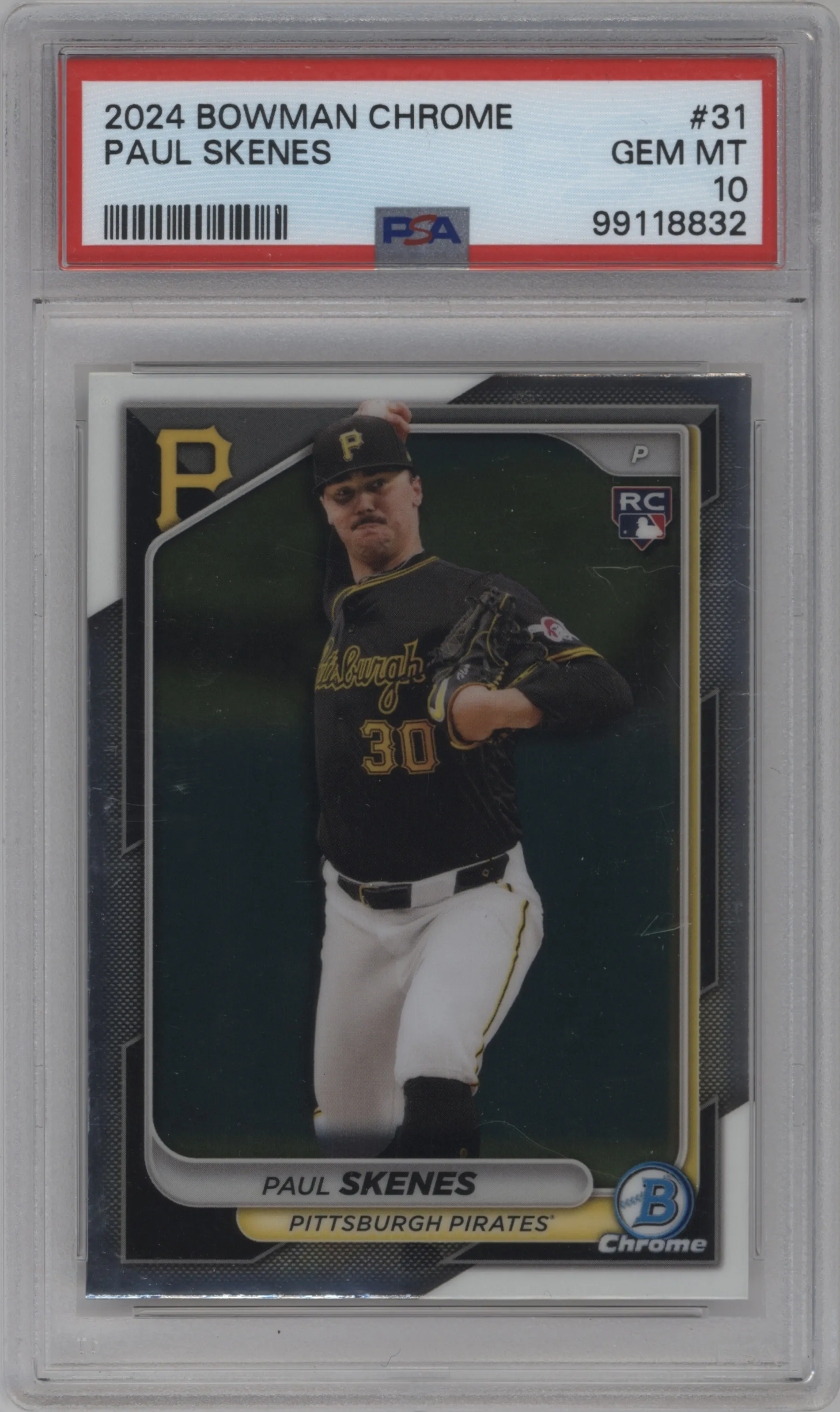 2024 Bowman Chrome Paul Skenes PSA 10