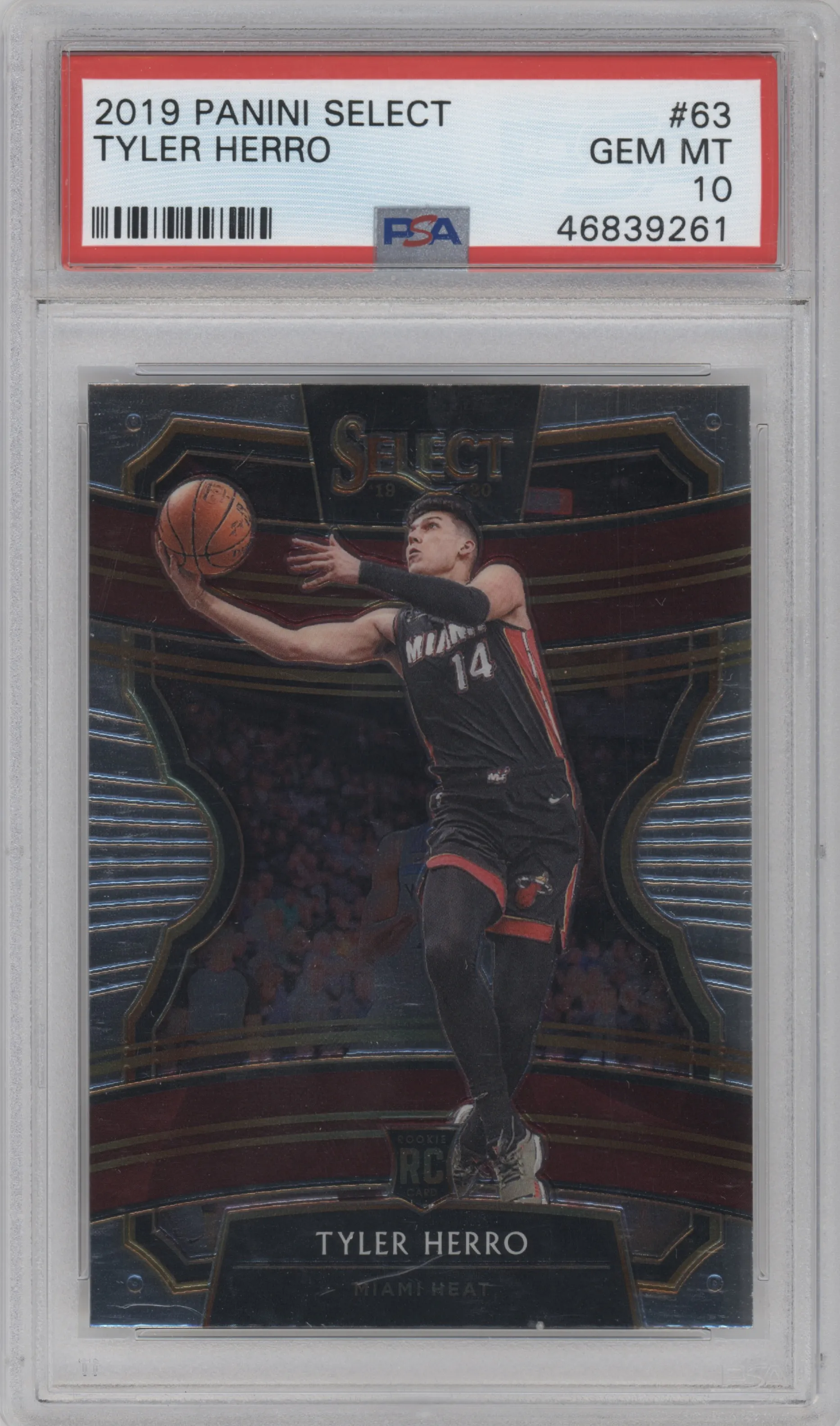 2019 Panini Select Tyler Herro PSA 10