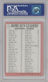 Willie McCovey/Richie Allen/Ernie Banks from the 1969 Topps set graded by PSA and given an overall grade of 8.