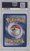 Venusaur from the 1999 Pokemon set graded by PSA and given an overall grade of 7.