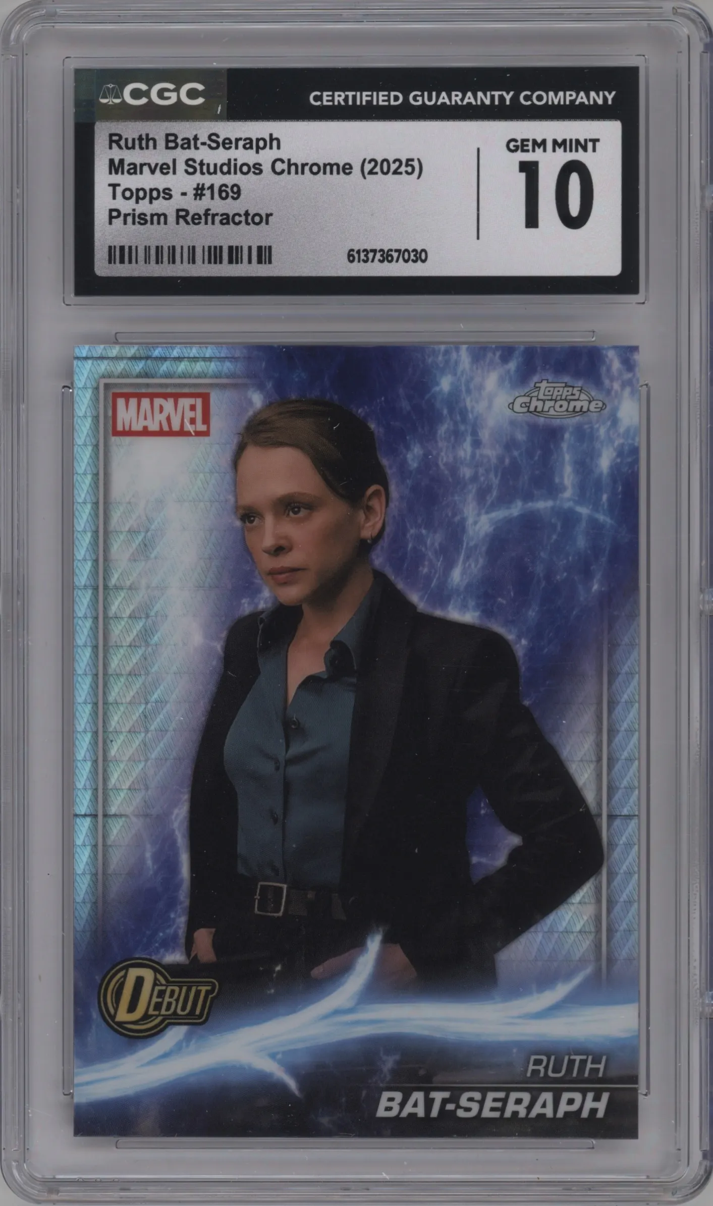 2025 Topps Chrome Marvel Studios Ruth Bat-Seraph Prism Refractor CGC 10