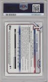 Maximo Acosta from the 2021 Bowman Mega Box set graded by PSA and given an overall grade of 10.