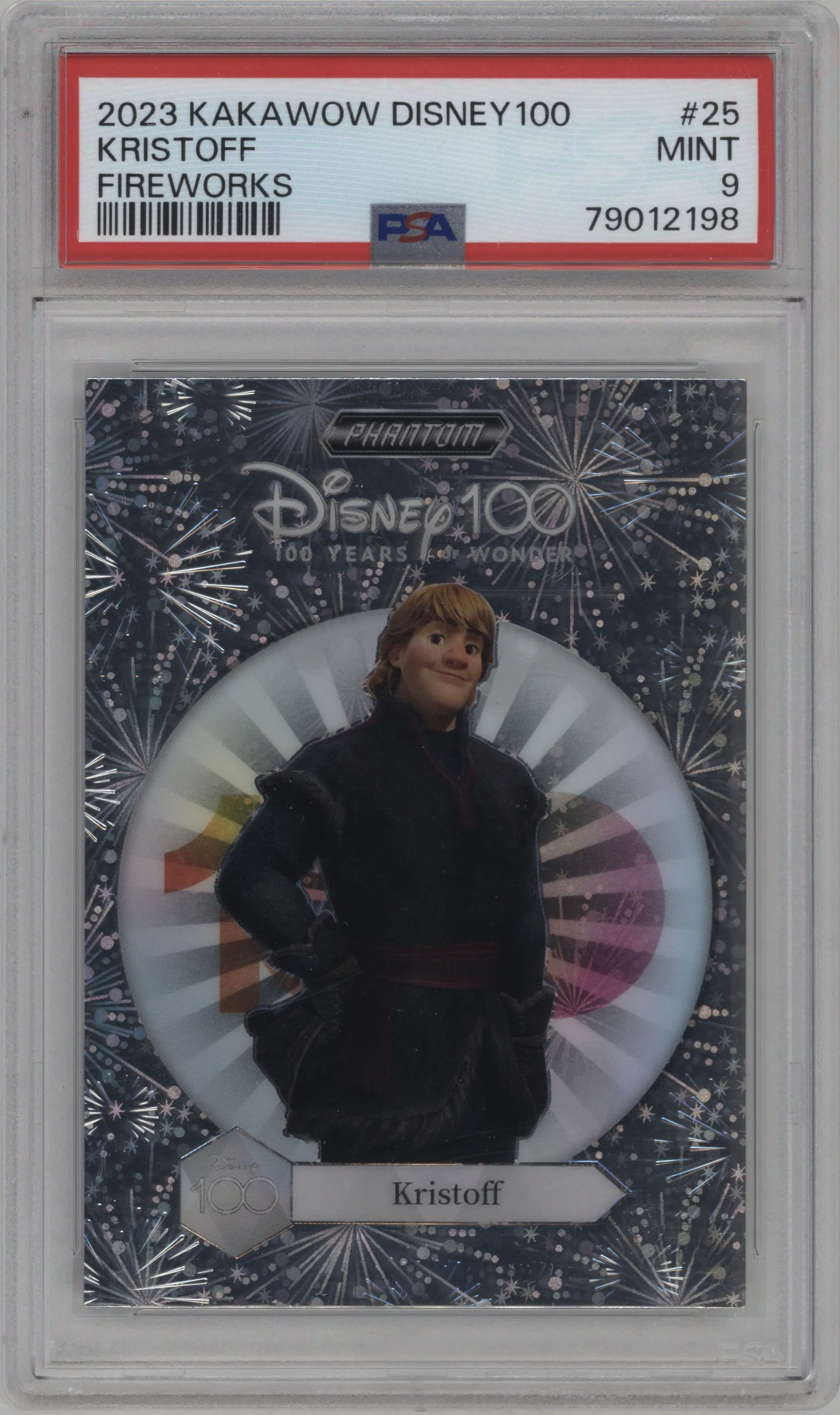 2023 Kakawow Disney 100 Fireworks Kristoff #PD-YH-25 PSA 9