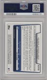 Jeimer Candelario from the 2012 Bowman set graded by PSA and given an overall grade of 10.