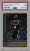 Kobe Bryant from the 1996-97 Bowman’s Best  set graded by PSA and given an overall grade of 9.