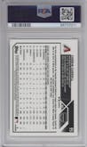 Corbin Carroll from the 2023 Topps Chrome set graded by PSA and given an overall grade of 10.