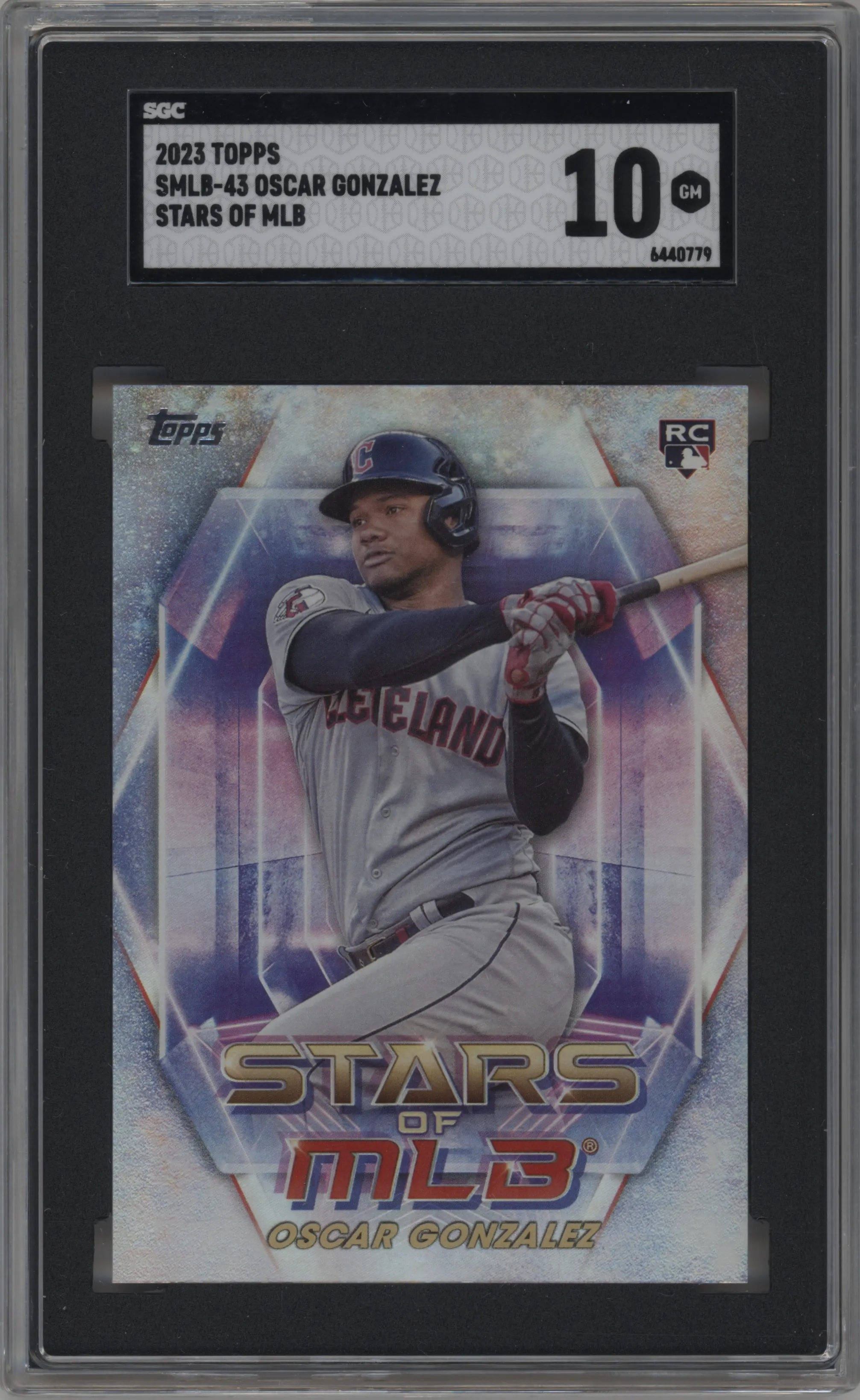 2023 Topps Series 2 Stars of MLB Oscar Gonzalez #SMLB-43 SGC 10