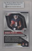 Michael Penix Jr. from the 2024 Panini Prizm set graded by Beckett and given an overall grade of 9.