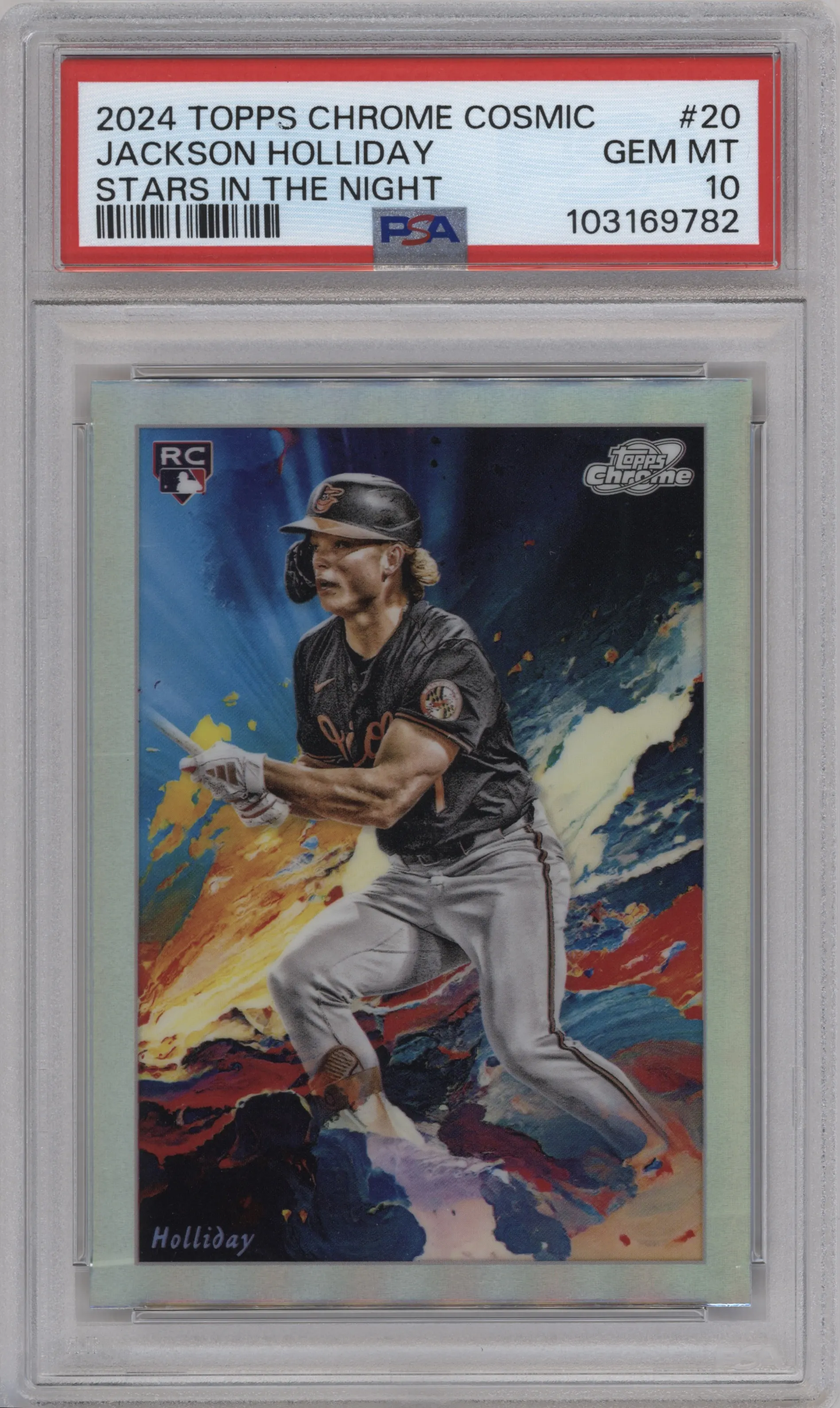 2024 Topps Cosmic Chrome Strs.In The Nght. Jackson Holliday #STN-20 PSA 10